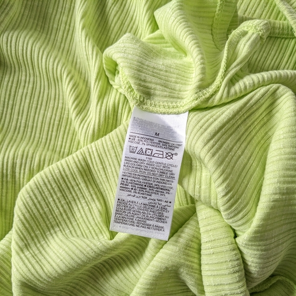 Old Navy Maternity Rib knit Neck Nursing tunic top Green Medium - Picture 5 of 6